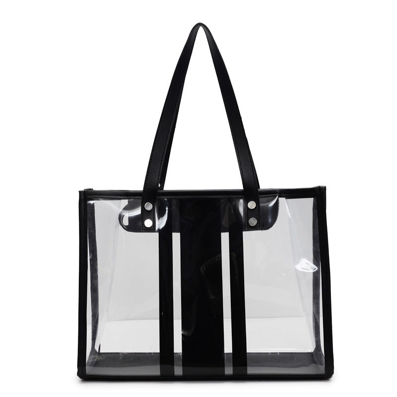 Stylish Clear Utility Tote Calm Wears