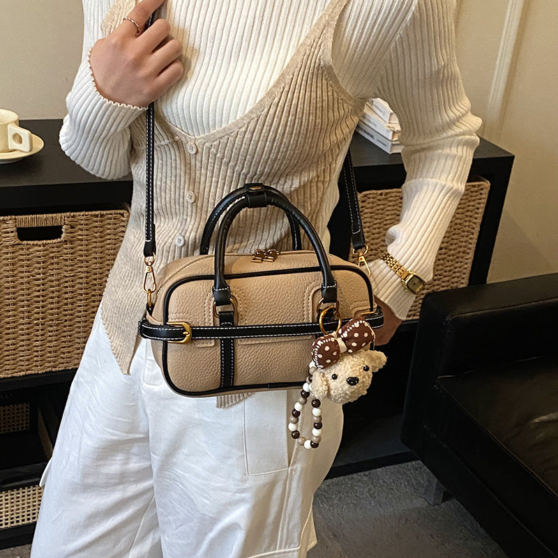 Ladies Mini Handbag with removable Teddy Pendant