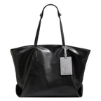 Women high-quality tote bag made of soft synthetic leather with textured design-https://detail.1688.com/offer/974801047470.html-Calm Wears-Chocolate-nothing-Calm Wears
