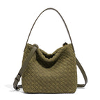 Textured Vegan Leather Crossbody Bag