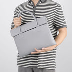 Elegant Briefcase with Structured Design