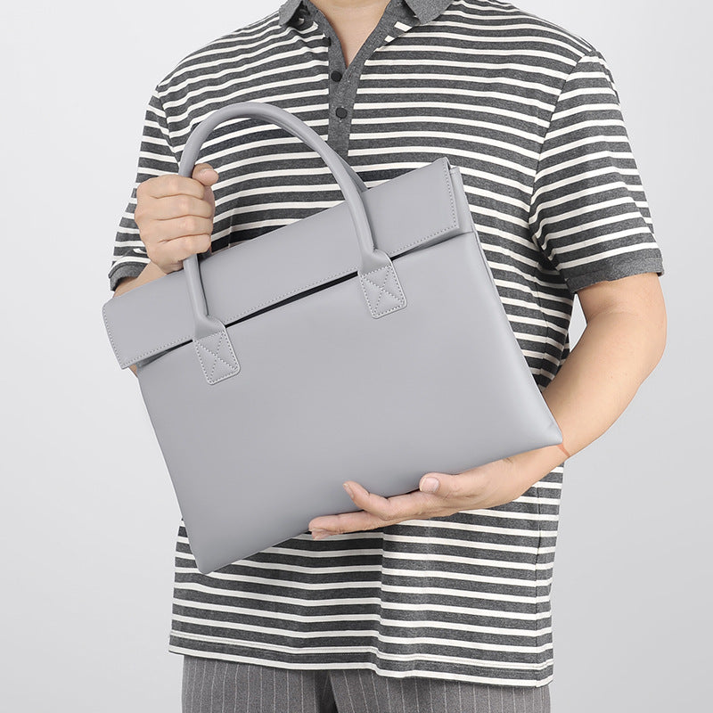Elegant Briefcase with Structured Design