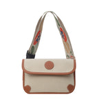 Floral Embroidered Messenger Bag