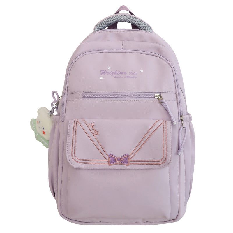 Cute Cartoon-Themed School Backpack-https://detail.1688.com/offer/967327579034.html-Calm Wears-Purple-Calm Wears
