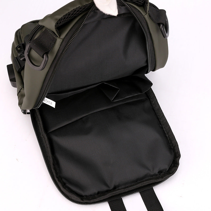 Compact Multi-Pocket Sling Backpack