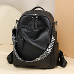 Stylish Leather Backpack Calm Wears