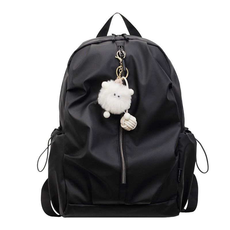 Multifunctional leisure backpack with practical viewing compartment
