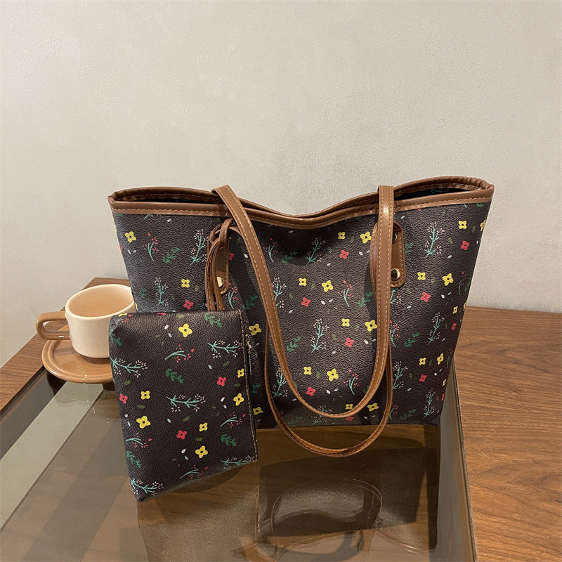 WoFloral Patterned Beach Tote Bag