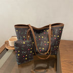 WoFloral Patterned Beach Tote Bag