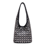 Studded Leather Shoulder Bag