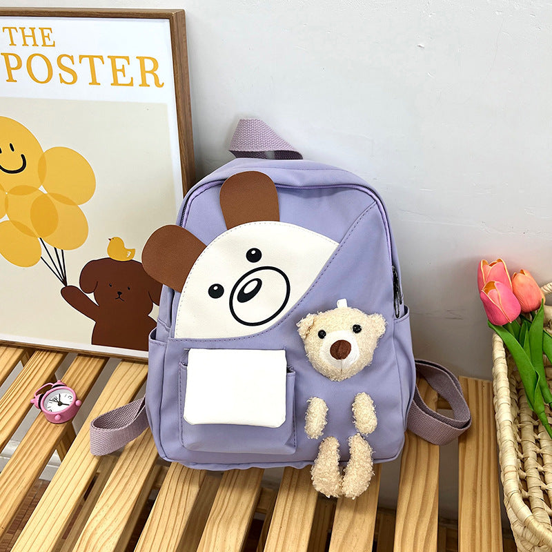 Cute Bear-Themed Mini Backpack