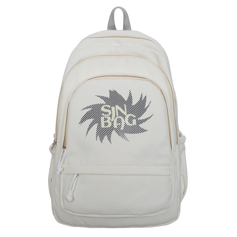 Graphic Print Laptop Backpack