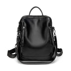 Structured Leather Backpack