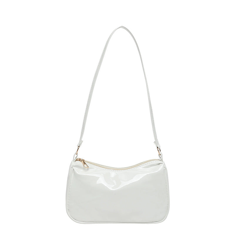 WoGlossy Textured Handheld Crossbody Bag