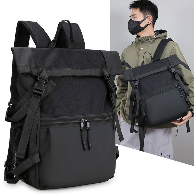 Stylish Roll-Top Backpack