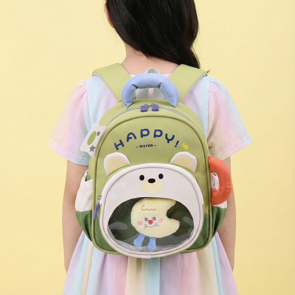 Cute Bear-Themed Backpack