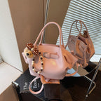 Chic Bow Accent Handbag
