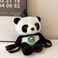 Plush Panda Design Mini Backpack