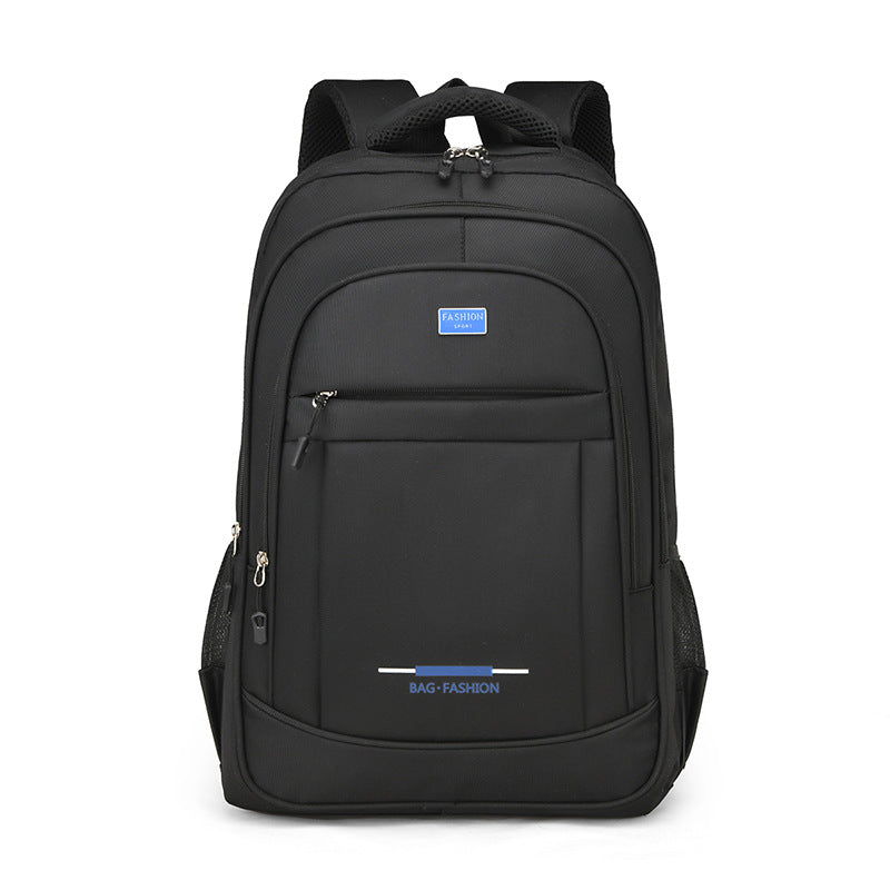 Leisure backpack with ergonomic design and multifunctional compartments