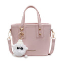 Women’s mini bag with detachable plush pendant