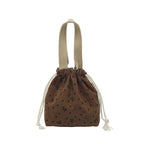 Textured Drawstring Mini Pouch