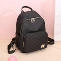 Quilted Vegan Leather Backpack