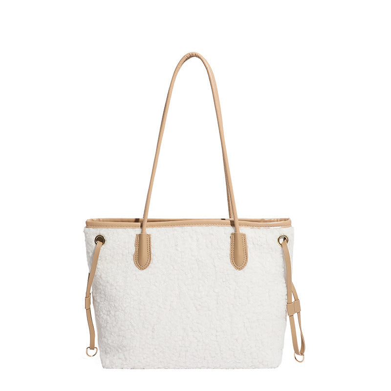 Oversized Faux Fur Tote Bag
