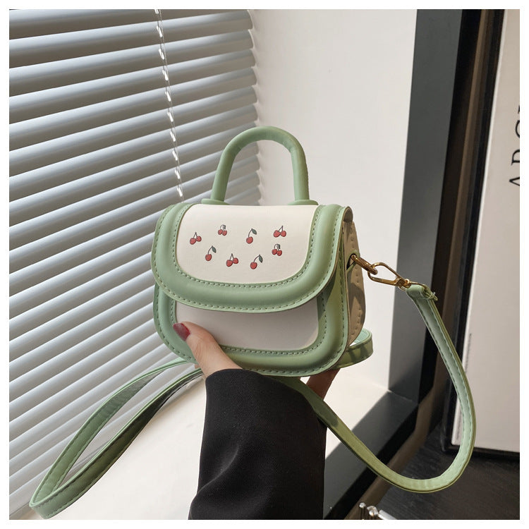 Ladies Mini-Handbag with playful cherry motif-https://detail.1688.com/offer/1024231469036.html-Calm Wears-Green-nothing-Calm Wears