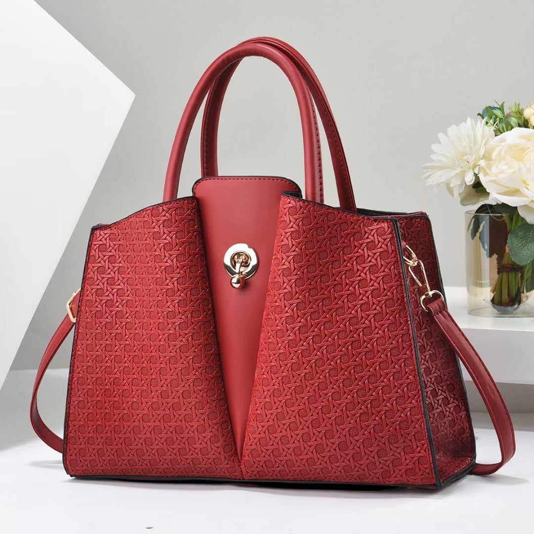 Ladies structured tote bag with elegant pleating technique-https://detail.1688.com/offer/756003148435.html-Calm Wears-Rot-33-Calm Wears