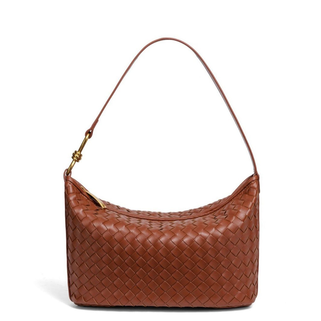 Textured Braided Handbag