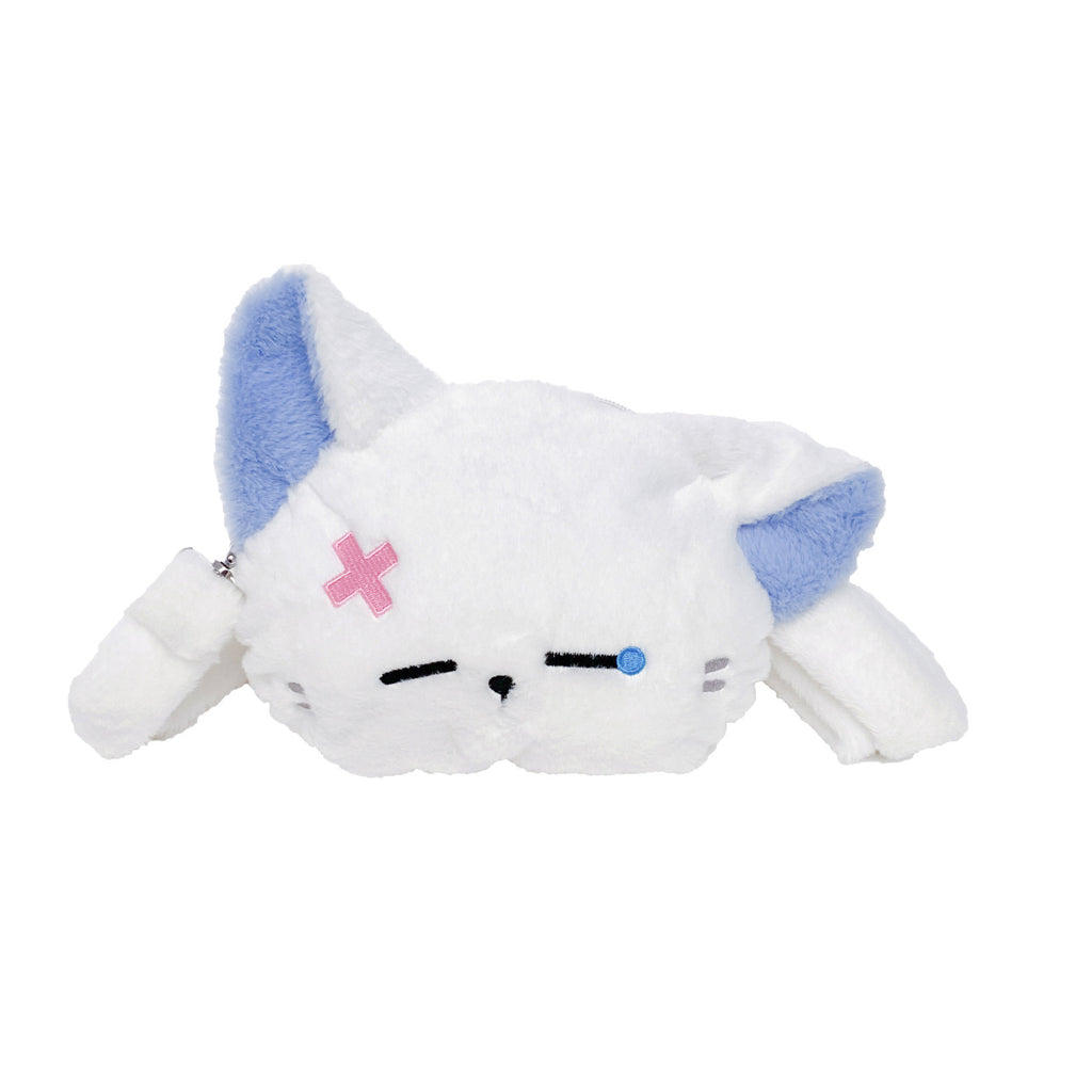 Plush shoulder bag in animal design