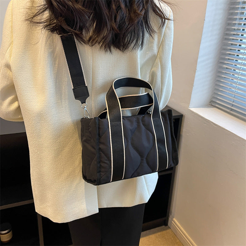 Women's practical shoulder bag with structured details-https://detail.1688.com/offer/700477658741.html-Calm Wears-Black-nothing-Calm Wears