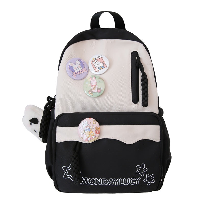 Cute Cartoon-Themed Mini School Backpack-https://detail.1688.com/offer/802831586650.html-Calm Wears-Black-Calm Wears
