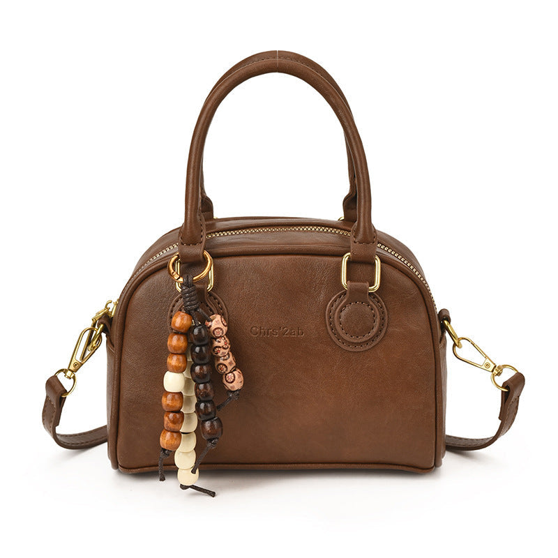 Ladies Mini Handbag with Playful Pendant