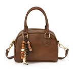 Ladies Mini Handbag with Playful Pendant