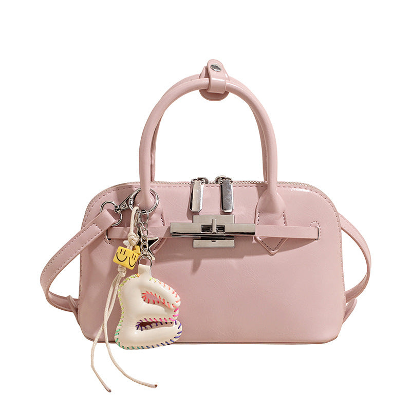 Women's Mini Handbag with Removable Pendant-https://detail.1688.com/offer/1042721132563.html-Calm Wears-Rosa-Size: without pendant-Calm Wears