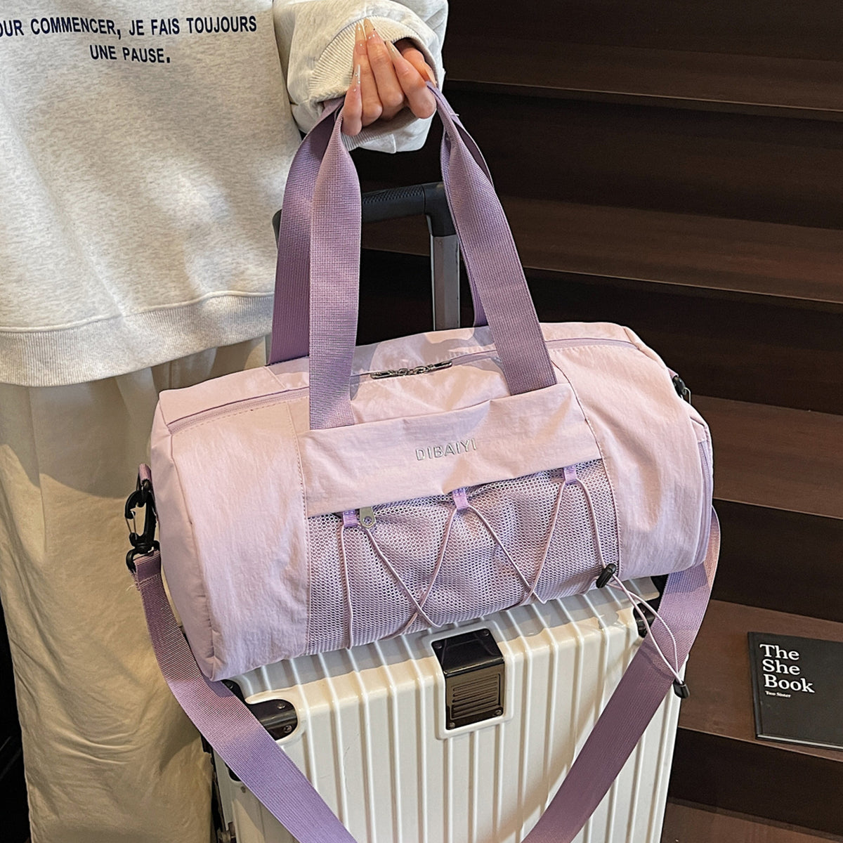 Multi-Pocket Gym Duffel