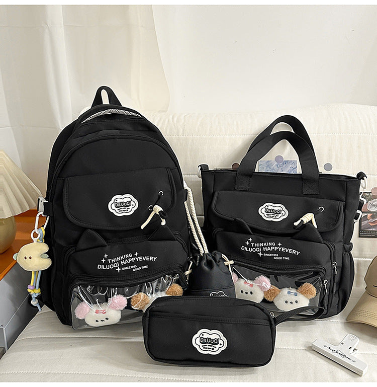Multi-Functional School Backpack and Tote Bundle
