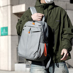 Sporty backpack with intelligent compartment design and robust protection
