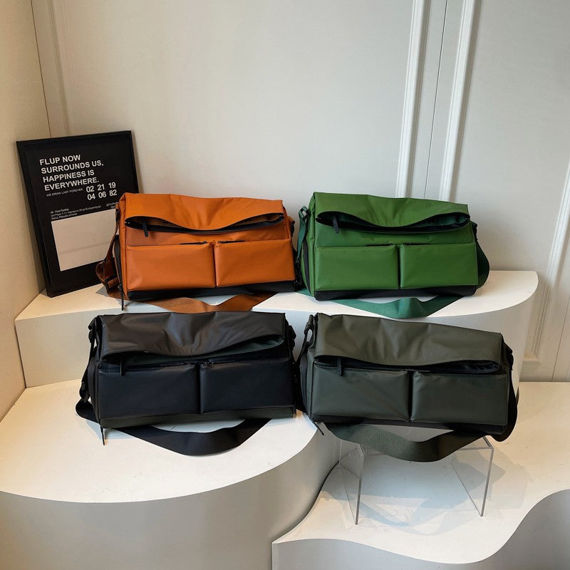 Multi-Pocket Waterproof Messenger Bag Calm Wears