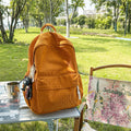 Corduroy Textured Casual Backpack