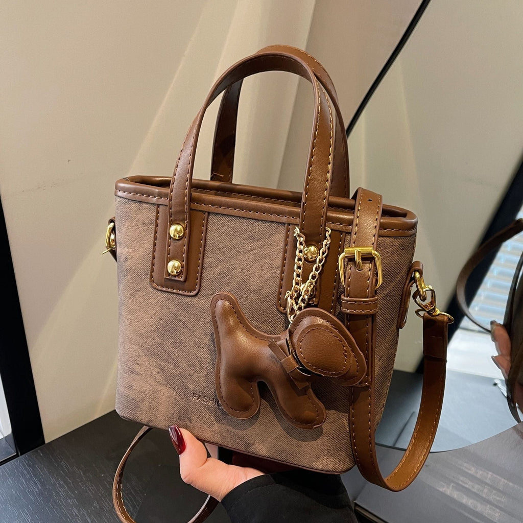 Women's mini bag made of high-quality material with removable funny charm-https://detail.1688.com/offer/860261009677.html-Calm Wears-Blue-Size: With pendant-Calm Wears