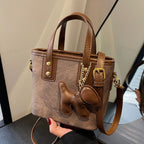 Women's mini bag made of high-quality material with removable funny charm-https://detail.1688.com/offer/860261009677.html-Calm Wears-Blue-Size: With pendant-Calm Wears