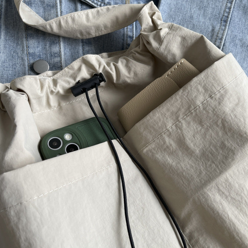Trendy Drawstring Shoulder Bag