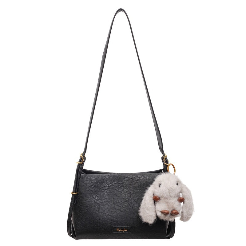 Women's elegant shoulder bag with sophisticated design-https://detail.1688.com/offer/993234466821.html-Calm Wears-Black-nothing-Calm Wears