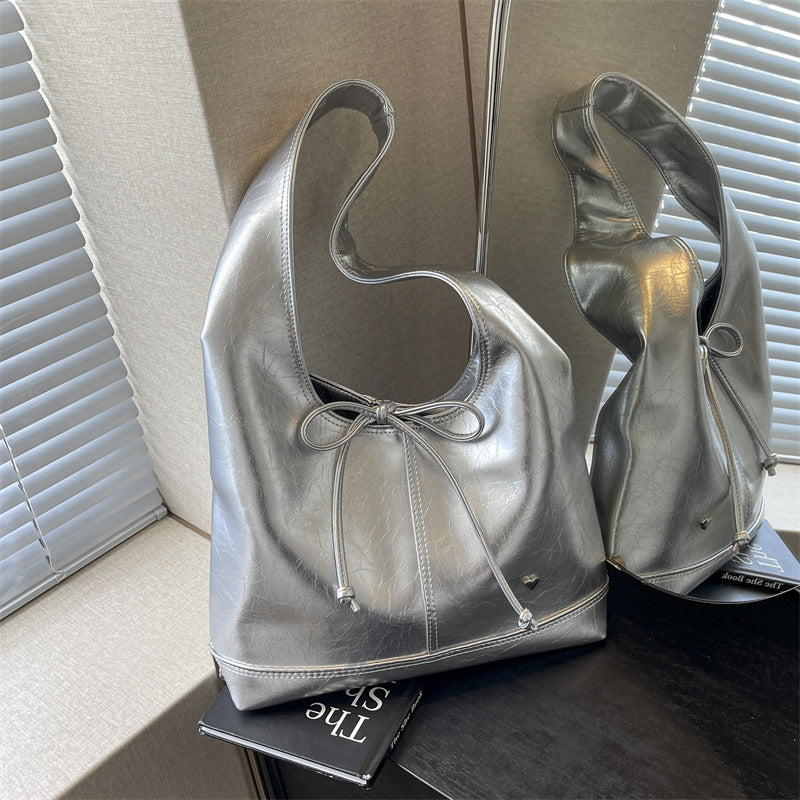 Chic Drawstring Hobo Bag