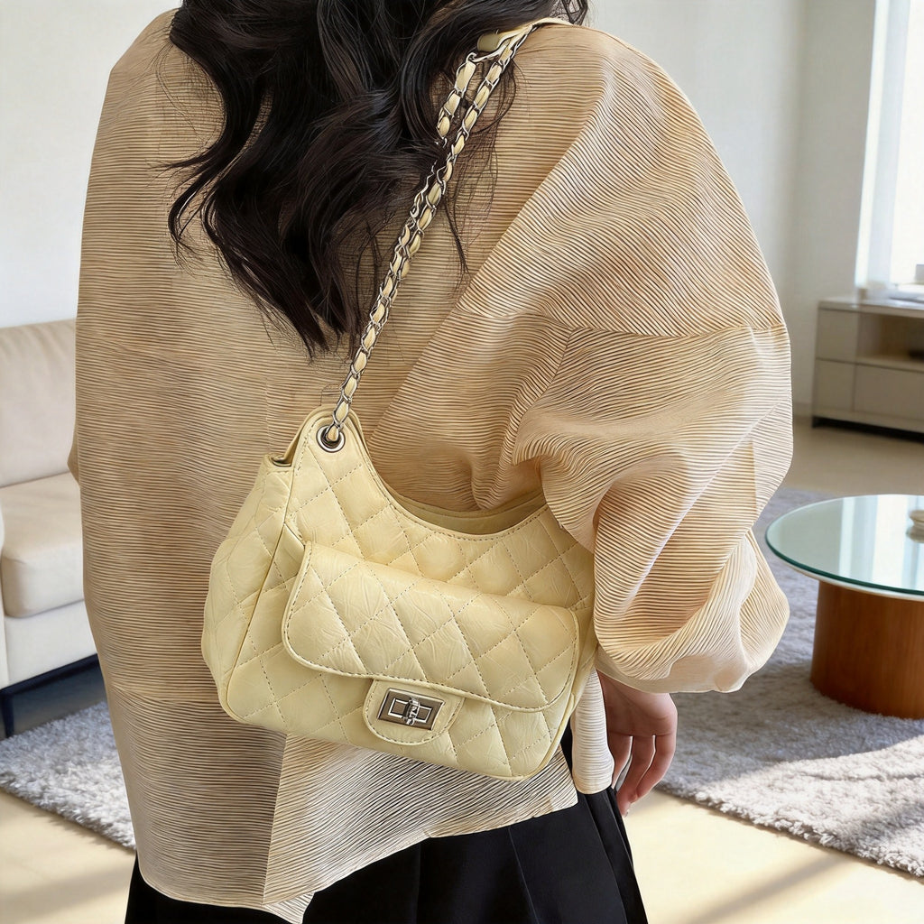 Quilted Evening Shoulder Bag
