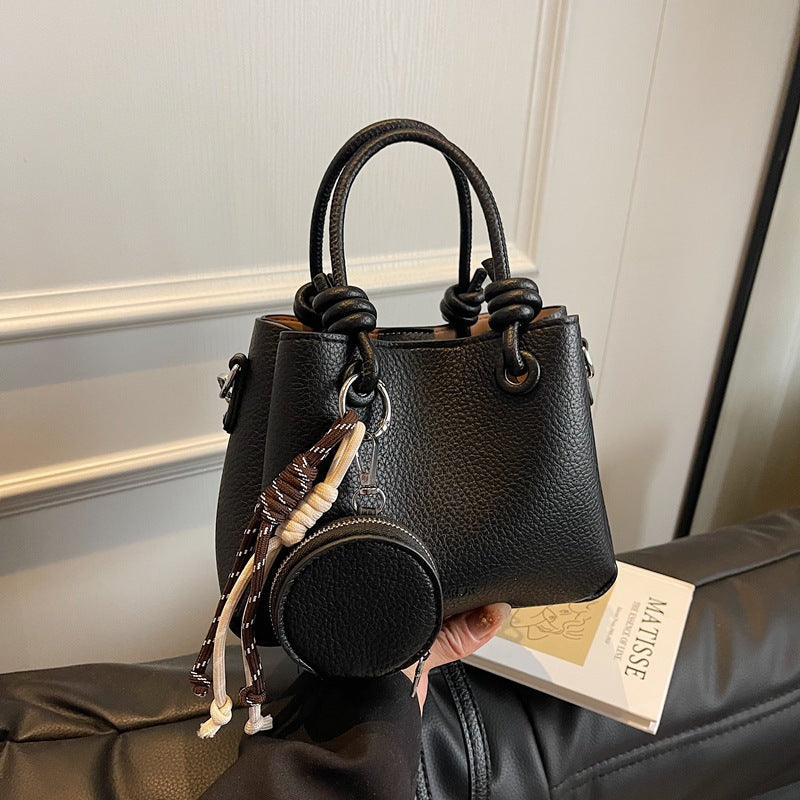 Ladies mini handbag with removable coin pouch-https://detail.1688.com/offer/1032014844764.html-Calm Wears-Black-Size: without pendant-Calm Wears
