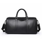 Premium Leather Travel Duffel Bag