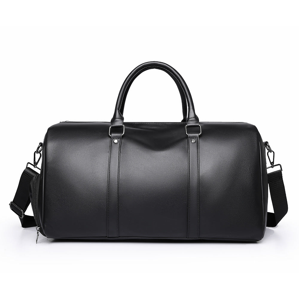 Premium Leather Travel Duffel Bag